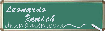 Leonardo Ramich Visitenkarte